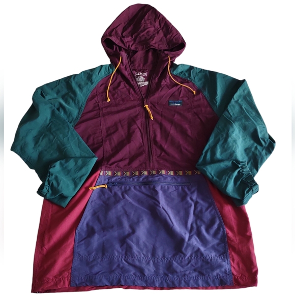 L.L. Bean Large Tall Mountain Classic Anorak Jacket - Picture 1 of 16